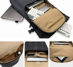 EverVanz Laptop Rugtas Vrouw & Man Roll Top Waterdicht Reizen Wandelen Rugzak Lichtgewicht Casual Dagrugzak Stijlvol Schooltas -Optimaal Reisopslag Winkel 1200x1101 6