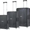 CarryOn Steward Kofferset - 3 Delige TSA Trolleyset - Koffers Met Vaste Kliksloten - Zwart -Optimaal Reisopslag Winkel 1200x1102
