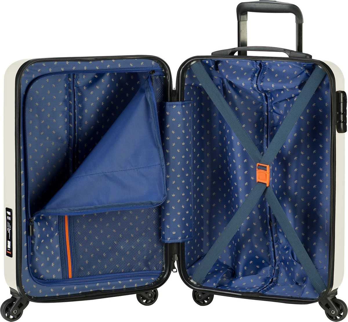 Princess Traveller PT01 - Handbagagekoffer - Pearl White - S - 55cm Princess Traveller PT01 - Handbagagekoffer - Pearl White - S - 55cm -Optimaal Reisopslag Winkel