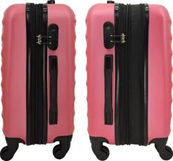 SB Travelbags Kofferset - 2 Delige 'Expandable' Koffer - Roze - 65cm/55cm -Optimaal Reisopslag Winkel 1200x1112