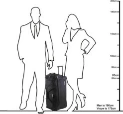 Enrico Benetti Orlando 35303 M Reistas / Sporttas Met Wielen / Wieltas 68 Liter - Zwart -Optimaal Reisopslag Winkel 1200x1114 18