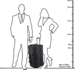 Travelite Basics Wheeled Duffle 70cm Expandable Grey/Green -Optimaal Reisopslag Winkel 1200x1114 19