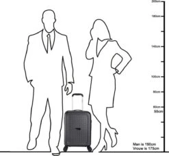 Decent Maxi-Air Handbagage Koffer - 55 Cm - Pink -Optimaal Reisopslag Winkel 1200x1114 2