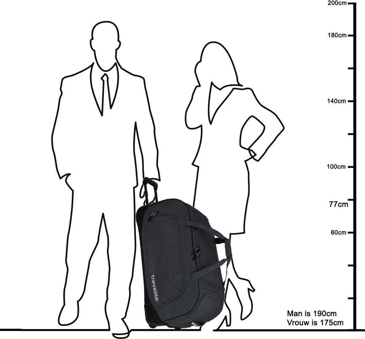 Travelite Reistas met wielen Kick Off - blauw Travelite Reistas Met Wielen Kick Off - Blauw -Optimaal Reisopslag Winkel 1200x1114 20