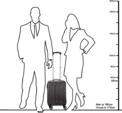 Decent Handbagage Koffer / Trolley / Reiskoffer - 50 Cm - 32 Liter - ABS - Neon-Fix - Roze -Optimaal Reisopslag Winkel 1200x1114 3