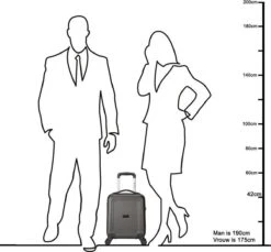 Decent Handbagage Koffer / Trolley / Reiskoffer - 42 Cm - 24 Liter - ABS - Maxi Air - Champagne -Optimaal Reisopslag Winkel 1200x1114 6