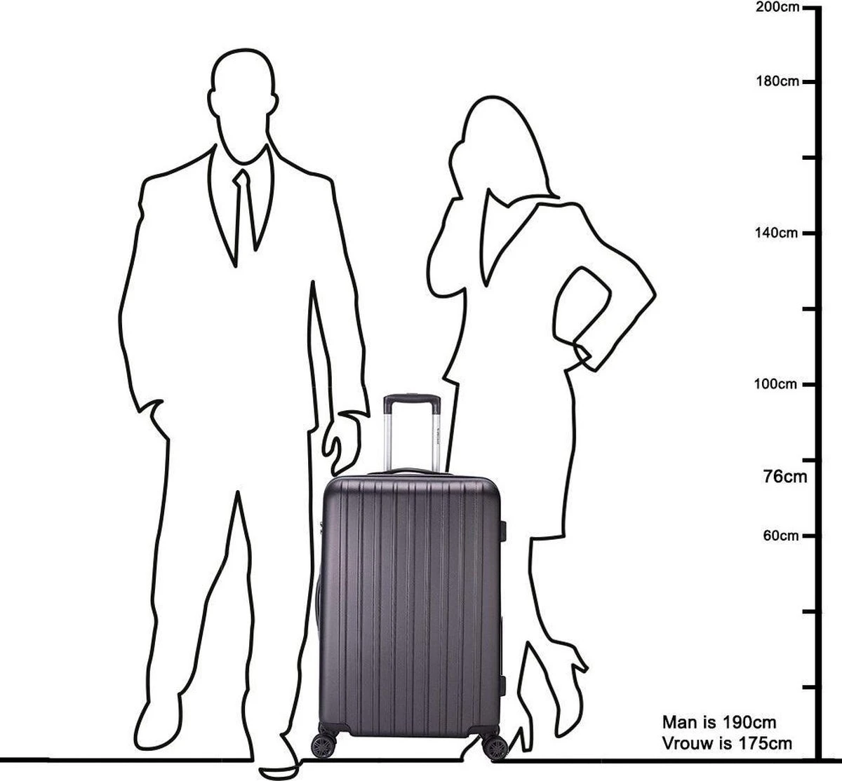 Decent Tranporto-One Grote koffer - 76 cm - TSA slot - Anthracite Decent Tranporto-One Grote Koffer - 76 Cm - TSA Slot - Anthracite -Optimaal Reisopslag Winkel 1200x1114 8