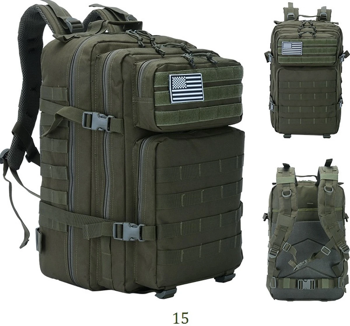 Northwest Tactical Backpack 45l | Tactische rugzak - sport - school - werk ARMY GREEN | leger groen Northwest Tactical Backpack 45l | Tactische Rugzak - Sport - School - Werk ARMY GREEN | Leger Groen -Optimaal Reisopslag Winkel 1200x1118 1