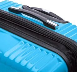 Tesla PC - Reiskoffer - 75 Cm - 4 Wielen - Licht Blauw -Optimaal Reisopslag Winkel 1200x1124