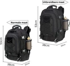 Rugzak 60 Liter - Backpack – Waterdicht - Militaire - Ademend – Licht Groen - Reizen – Geschikt Voor Heren, Dames, Jongens En Meisjes -Optimaal Reisopslag Winkel 1200x1129 4