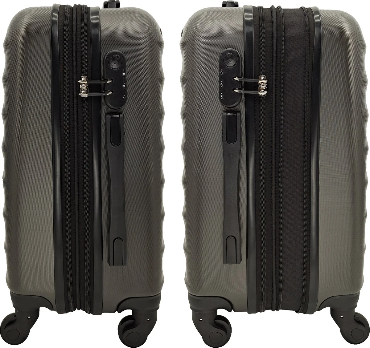 SB Travelbags kofferset - 2 delige 'Expandable' koffer - Donker Grijs - 65cm/55cm SB Travelbags Kofferset - 2 Delige 'Expandable' Koffer - Donker Grijs - 65cm/55cm -Optimaal Reisopslag Winkel 1200x1130 1