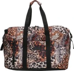 Enrico Benetti Safari Weekend Tas Ruime Sporttas Reistas Dierenprint Bruin -Optimaal Reisopslag Winkel 1200x1136 1