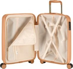 Princess Traveller Harlem - Handbaggage Koffer - Recycled PET - Camel - S (55cm) -Optimaal Reisopslag Winkel 1200x1138 1