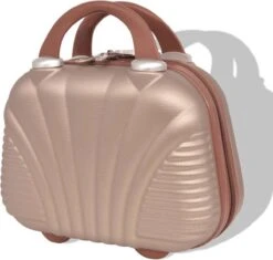 VidaXL Harde Rolkoffer Set Champagnekleurig 4-dlg -Optimaal Reisopslag Winkel 1200x1142