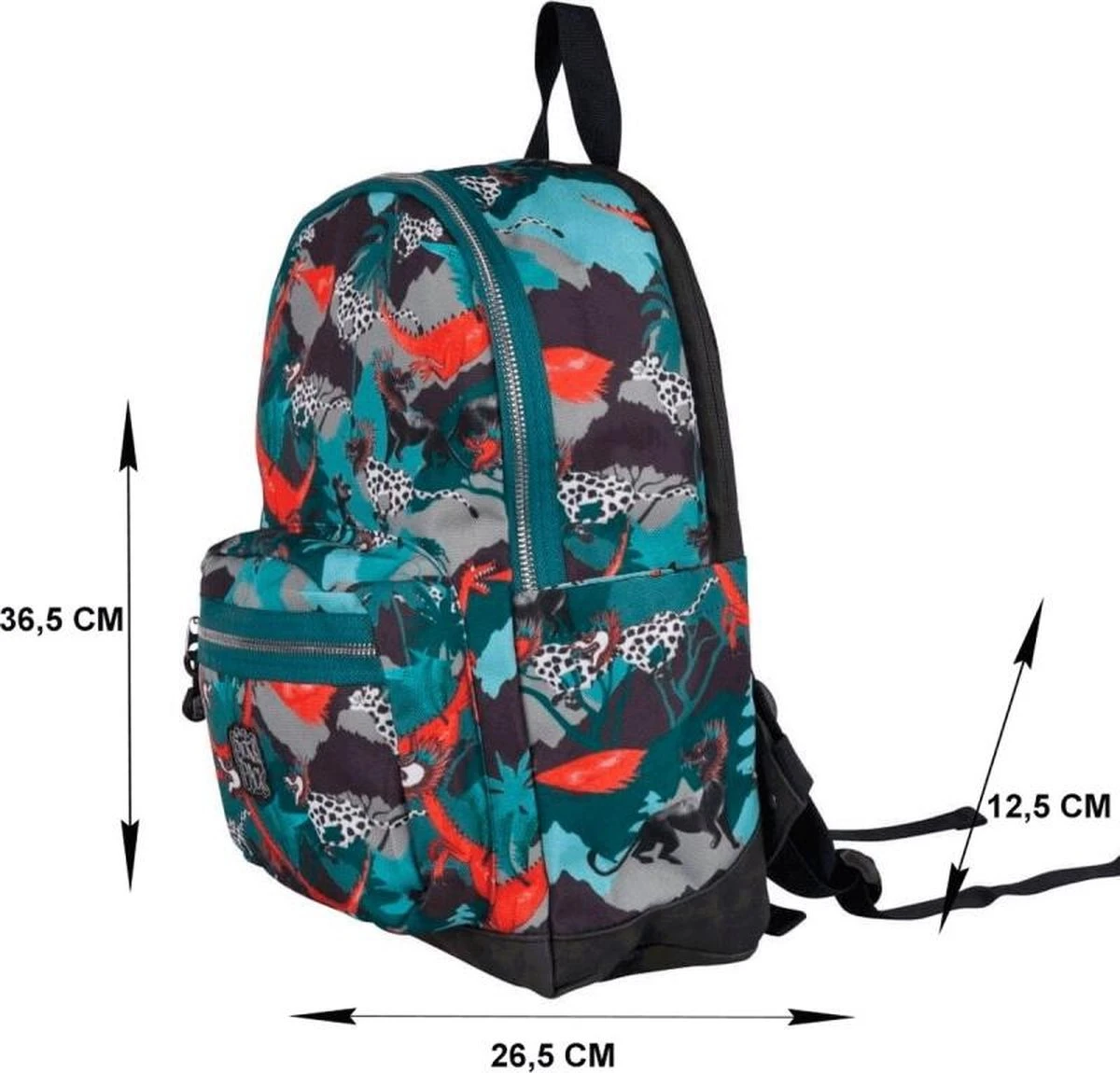 Pick & Pack Forest Dragon Backpack M - Multi green Pick & Pack Forest Dragon Backpack M - Multi Green -Optimaal Reisopslag Winkel 1200x1150 10