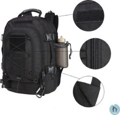 Rugzak 60 Liter - Backpack – Waterdicht - Militaire - Ademend – Licht Groen - Reizen – Geschikt Voor Heren, Dames, Jongens En Meisjes -Optimaal Reisopslag Winkel 1200x1151 5