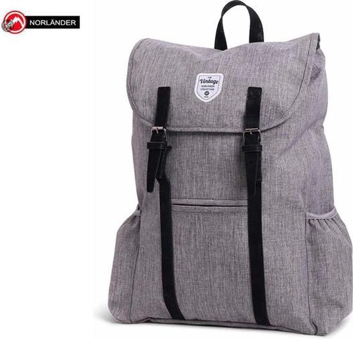 Norländer Twin Tone Backpack Adventurer Grijs Norländer Twin Tone Backpack Adventurer Grijs -Optimaal Reisopslag Winkel 1200x1152 7