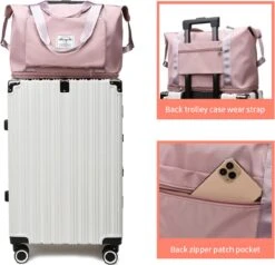 Merkloos Opvouwbare Handbagage Reistas – Opvouwbaar Tot 28 X 18 Cm – Blauw 9 Merkloos Opvouwbare Handbagage Reistas – Opvouwbaar Tot 28 X 18 Cm – Blauw -Optimaal Reisopslag Winkel 1200x1155