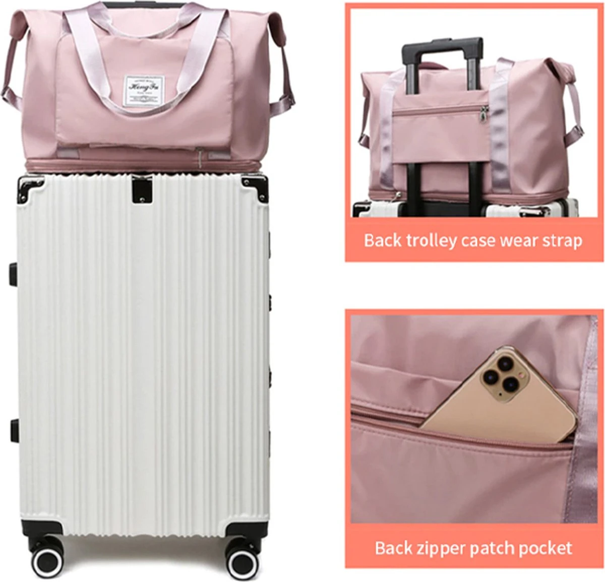 Opvouwbare Handbagage Reistas – Opvouwbaar Tot 28 x 18 cm – Blauw Merkloos Opvouwbare Handbagage Reistas – Opvouwbaar Tot 28 X 18 Cm – Blauw -Optimaal Reisopslag Winkel