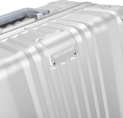 Aluminium Handbagage Koffer Mozzel Darrow - Reiskoffer Met Wielen - 51cm - Harde Koffer - Zilver -Optimaal Reisopslag Winkel 1200x1156 1