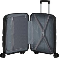 American Tourister Reiskoffer - Air Move Spinner 55/20 Tsa (Handbagage) Black -Optimaal Reisopslag Winkel 1200x1164 1