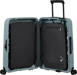 Samsonite Reiskoffer - Magnum Eco Spinner 55/20 (Handbagage) Ice Blue -Optimaal Reisopslag Winkel 1200x1177