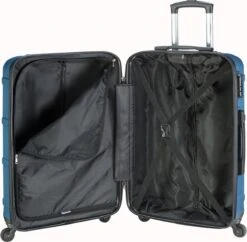 Princess Traveller Madeira - Reiskoffer - Donkerblauw - M - 66cm 5 Princess Traveller Madeira - Reiskoffer - Donkerblauw - M - 66cm -Optimaal Reisopslag Winkel 1200x1177 3