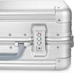 Aluminium Handbagage Koffer Mozzel Darrow - Reiskoffer Met Wielen - 51cm - Harde Koffer - Zilver -Optimaal Reisopslag Winkel 1200x1185 3