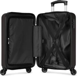 BHPPY - Sushi Black - Handbagage (55 Cm) 9 BHPPY - Sushi Black - Handbagage (55 Cm) -Optimaal Reisopslag Winkel 1200x1187 1