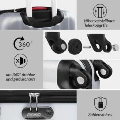 Monzana Hard Case Koffer Baseline XL Zwart -Optimaal Reisopslag Winkel 1200x1198 2