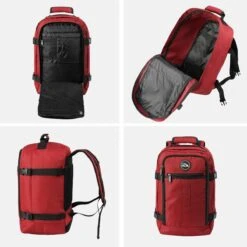 CabinMax Metz Reistas – Handbagage 20L – Rugzak – Schooltas - 40x25x20 Cm – Compact Backpack – Lichtgewicht – Oxide Rood -Optimaal Reisopslag Winkel 1200x1198 9