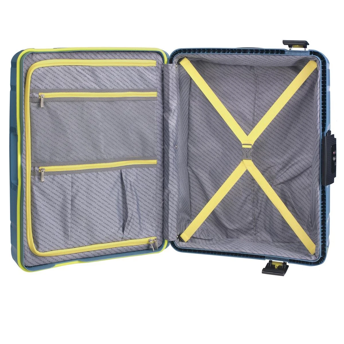 CarryOn Steward Kofferset - 2-delige TSA Trolleyset met kliksloten - Dubbele wielen - Blauw CarryOn Steward Kofferset - 2-delige TSA Trolleyset Met Kliksloten - Dubbele Wielen - Blauw -Optimaal Reisopslag Winkel 1200x1200 1012