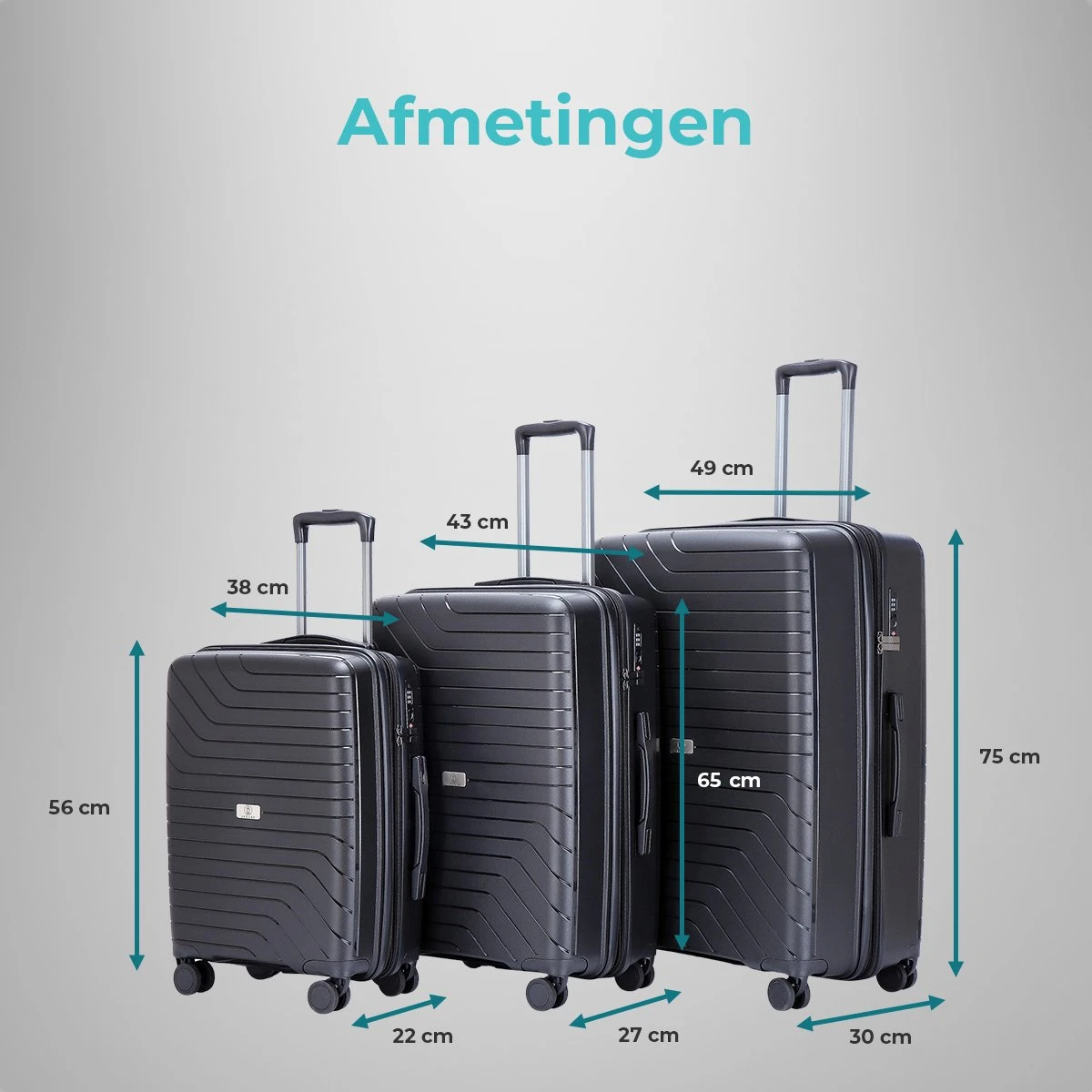 Legage Kofferset - Kofferset 3-Delig - Inclusief TSA Sloten - 1 Handbagage Koffer - Trolley - Zwart Legage Kofferset - Kofferset 3-Delig - Inclusief TSA Sloten - 1 Handbagage Koffer - Trolley - Zwart -Optimaal Reisopslag Winkel 1200x1200 1094
