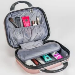 Monzana Hardcase Kofferset 4 Delig - Baseline Beautycase/M/L/XL - Rosé -Optimaal Reisopslag Winkel 1200x1200 1102
