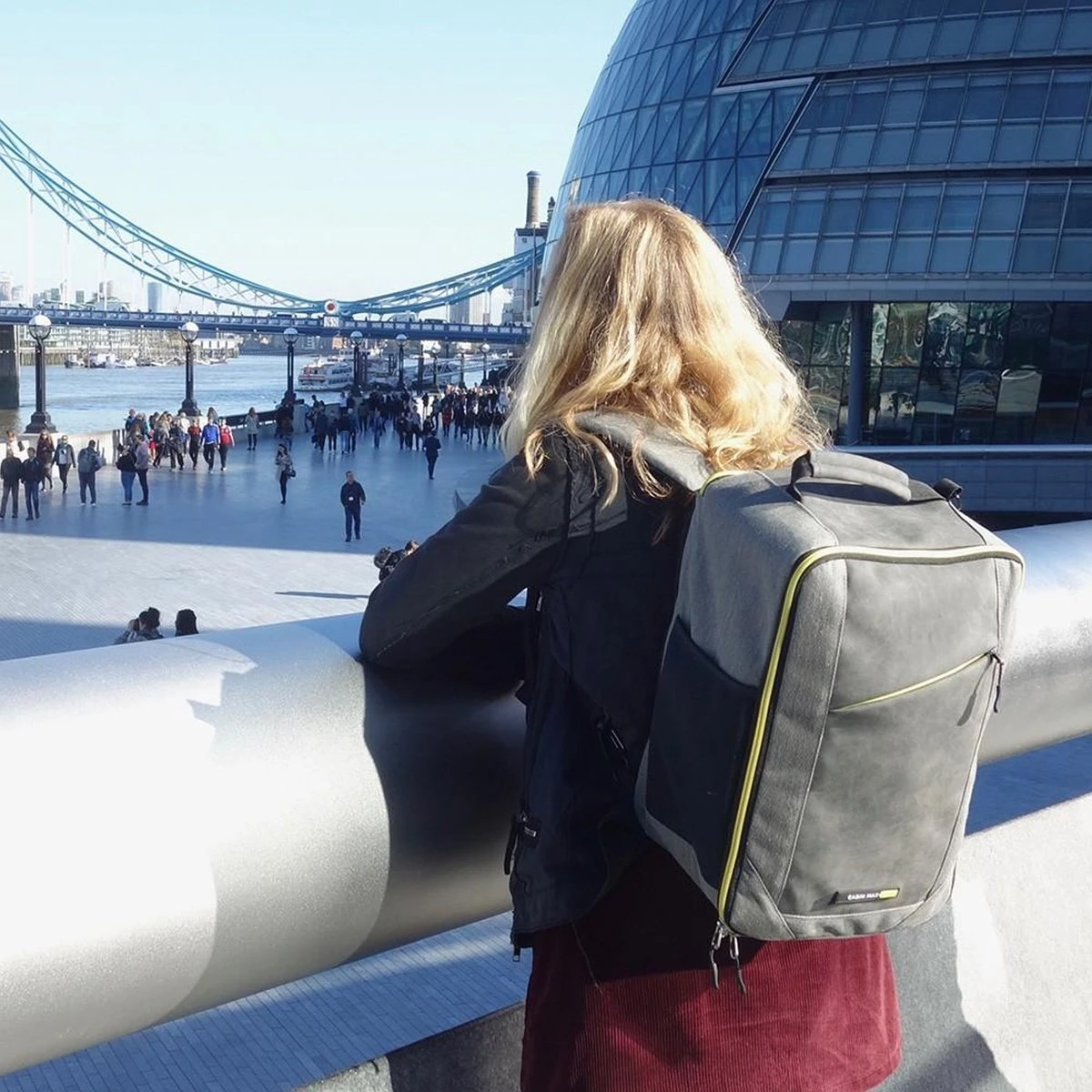 CabinMax Manhatten – Handbagage 20L – Rugzak – Schooltas - 40x20x25 cm – Compact Reistas – Lichtgewicht – Grijs/Geel CabinMax Manhatten – Handbagage 20L – Rugzak – Schooltas - 40x20x25 Cm – Compact Reistas – Lichtgewicht – Grijs/Geel -Optimaal Reisopslag Winkel 1200x1200 1168