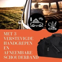 Sport Reistas - Sporttas - Weekendtas - Zwart -Optimaal Reisopslag Winkel 1200x1200 1220