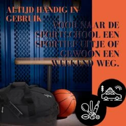 Sport Reistas - Sporttas - Weekendtas - Zwart -Optimaal Reisopslag Winkel 1200x1200 1221