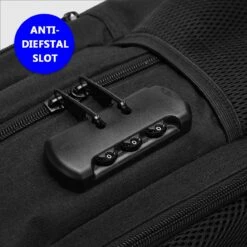 Kono Rugzak - Schooltas - 15,6 Inch Laptop Rugtas - Dames/Heren - 28L - Waterafstotend - Zwart -Optimaal Reisopslag Winkel 1200x1200 1341