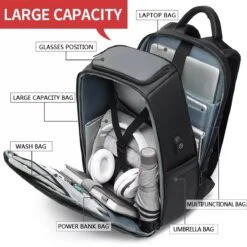 Eurcool Rugzak Mannen Multifunctionele Grote Capaciteit Mannelijke Mochila Tassen Usb-poort Opladen Laptop School Rugzakken -Optimaal Reisopslag Winkel 1200x1200 1420