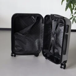 Handbagage Koffer 55cm Zilver 4 Wielen Trolley Met Pin Slot -Optimaal Reisopslag Winkel 1200x1200 194