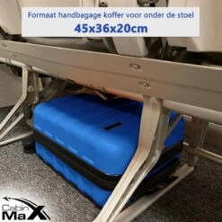 CabinMax Handbagage Koffer - Trolley 30L - Harde Reiskoffer - 45x36x20cm - Lichtgewicht - Groot Capaciteit - Aegean Blue -Optimaal Reisopslag Winkel 1200x1200 200