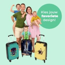 NoBoringSuitcases.com® Koffer - Ruimte - Spaceshuttle - Raket - Jongens - Past Binnen 55x40x20 Cm En 55x35x25 Cm - Handbagage - Trolley - Fotokoffer - Cabin Size - Print -Optimaal Reisopslag Winkel 1200x1200 222