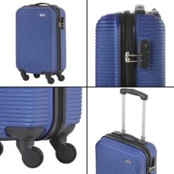 TravelZ Horizon Handbagagekoffer - 54cm Handbagage Trolley Met Gevoerde Binnenkant - Blauw -Optimaal Reisopslag Winkel 1200x1200 259