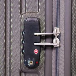 ©TROLLEYZ - Florence No.7 - Trolley - 55cm Met TSA Slot - Dubbele Wielen - 360° Spinners - 100% ABS - Handbagage Koffer In Cloudy Grey -Optimaal Reisopslag Winkel 1200x1200 261