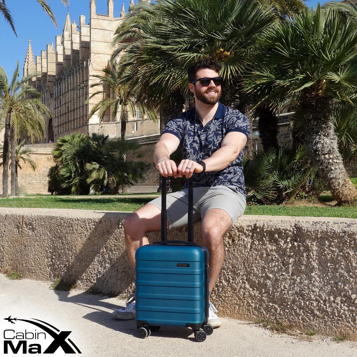 CabinMax Handbagage Koffer - Trolley 30L - Harde Reiskoffer - 45x36x20cm - Lichtgewicht - Groot Capaciteit - Endless Sea CabinMax Handbagage Koffer - Trolley 30L - Harde Reiskoffer - 45x36x20cm - Lichtgewicht - Groot Capaciteit - Endless Sea -Optimaal Reisopslag Winkel 1200x1200 380