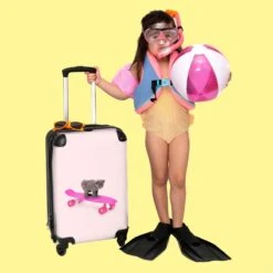 NoBoringSuitcases.com® Kinderkoffer - Handbagage Kinderen - Kitten - Skateboard - Roze - Meisjes - Kinderen - Trollet Op Wieltjes - Past Binnen 55x40x20 Cm En 55x35x25 Cm - Koffer Meisje 7 NoBoringSuitcases.com® Kinderkoffer - Handbagage Kinderen - Kitten - Skateboard - Roze - Meisjes - Kinderen - Trollet Op Wieltjes - Past Binnen 55x40x20 Cm En 55x35x25 Cm - Koffer Meisje -Optimaal Reisopslag Winkel 1200x1200 431