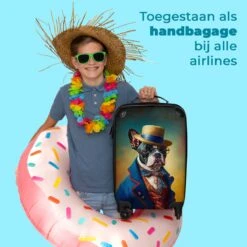 NoBoringSuitcases.com® Koffer - Hond - Kleding - Accessoires - Verf - Portret - Kinderen - Reiskoffer Met Wielen - Kinderkoffer - Fotokoffer - Past Binnen 55x40x20 Cm En 55x35x25 Cm - Trolley Handbagage Lichtgewicht -Optimaal Reisopslag Winkel 1200x1200 482