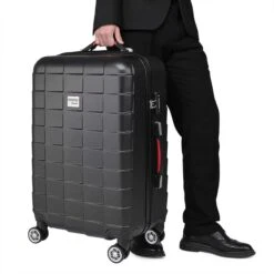 Monzana Exopack Hardcase Koffer Zwart 65x41x27cm -Optimaal Reisopslag Winkel 1200x1200 652