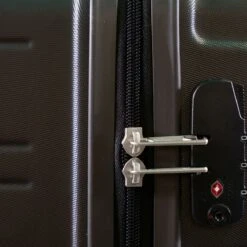 ©TROLLEYZ - Amsterdam No.9 - Reiskoffer 78cm Met TSA Slot - Dubbele Wielen - 360° Spinners - 100% ABS - Reiskoffer In Cloudy Grey -Optimaal Reisopslag Winkel 1200x1200 712