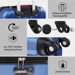 Deuba Hard Case Koffer Baseline L Navyblauw -Optimaal Reisopslag Winkel 1200x1200 839